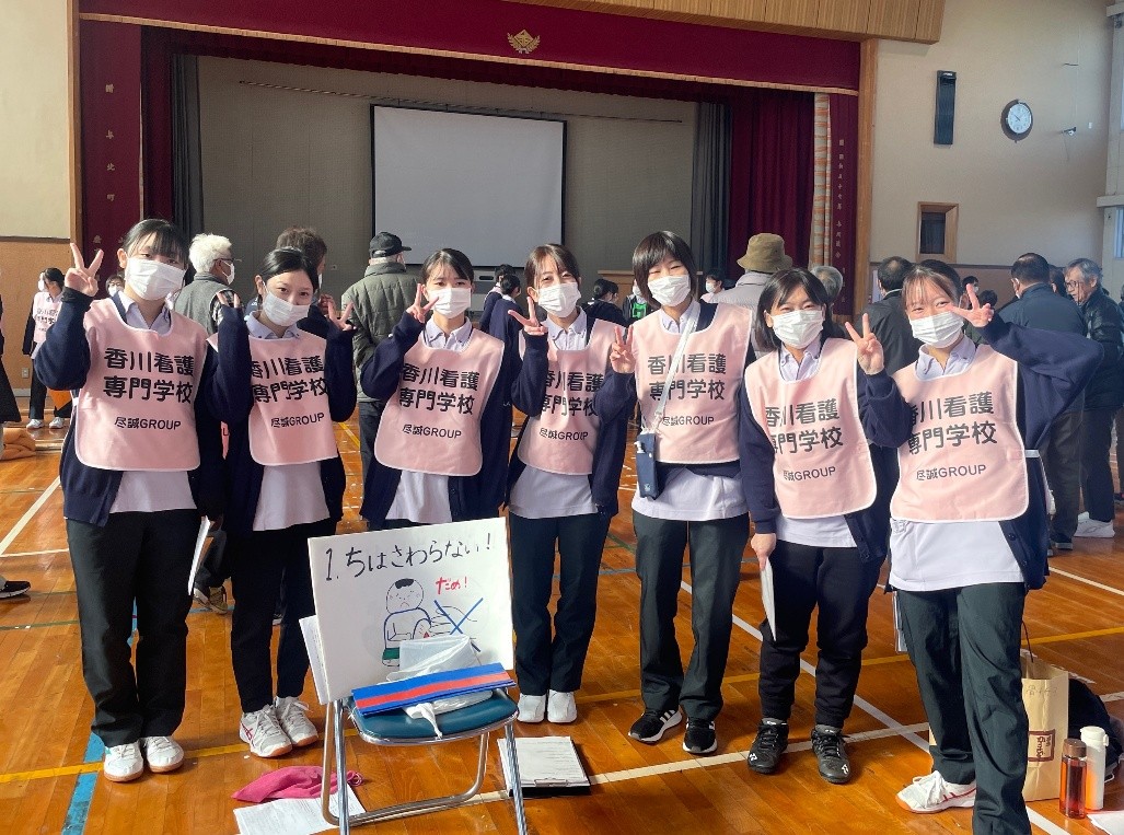 香川看護専門学校の皆さん