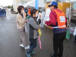 ４－② 石川県防災総合訓練（かほく市高松中学校）