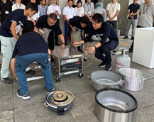 8/20炊出しステーション実演講習